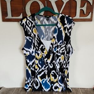 Women's Multicolor Sleeveless Top by Alfani - Size P/L